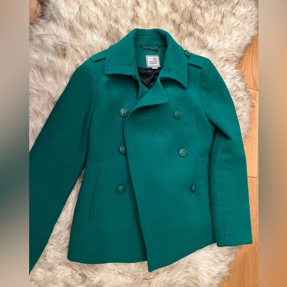 Green Pea Coat